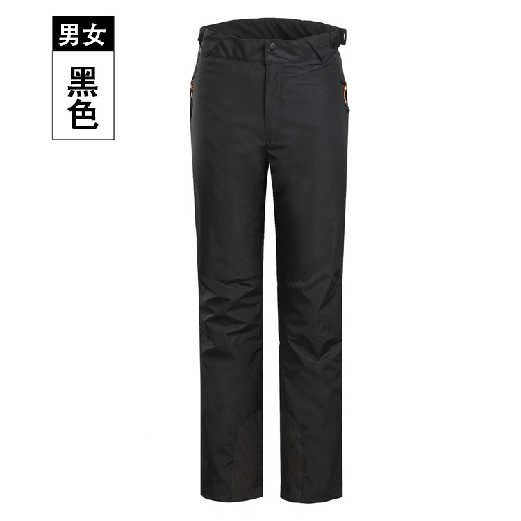 黑色冲锋裤-男女通用冲锋裤(图1)