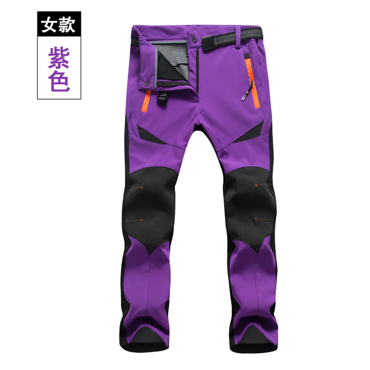 女款紫色冲锋裤-女款冲锋裤图片价格(图1)